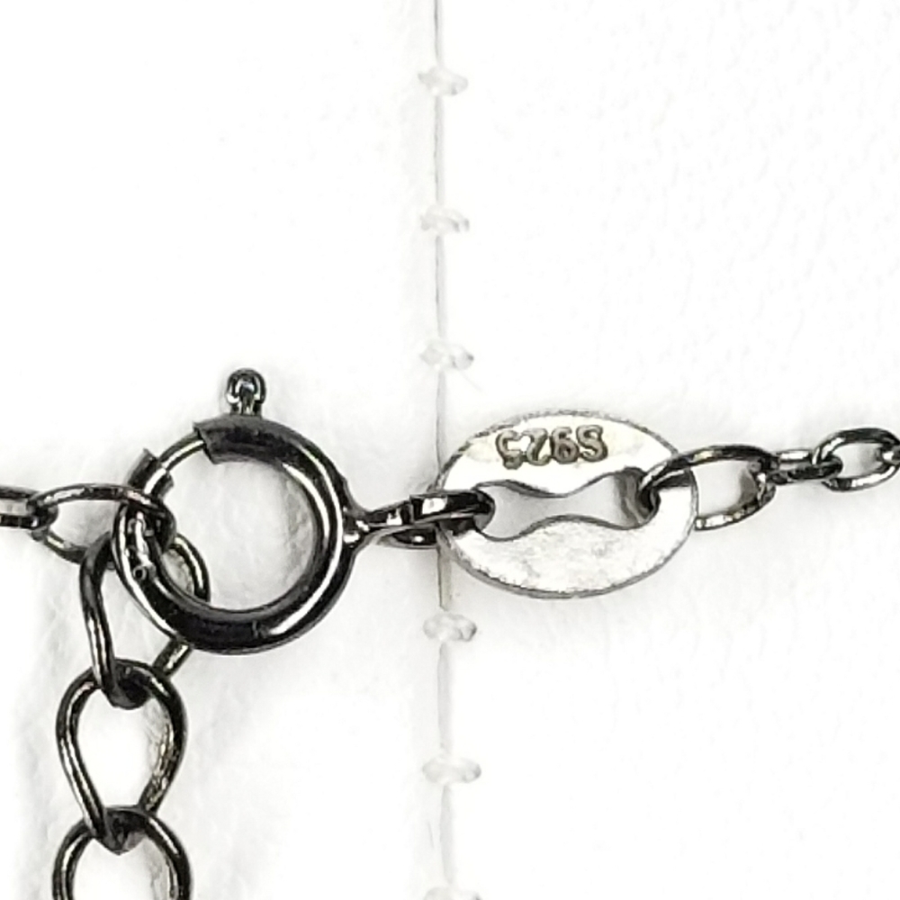 NEW Sterling Silver Pave CZ Choker Necklace NWT - Picture 10 of 11